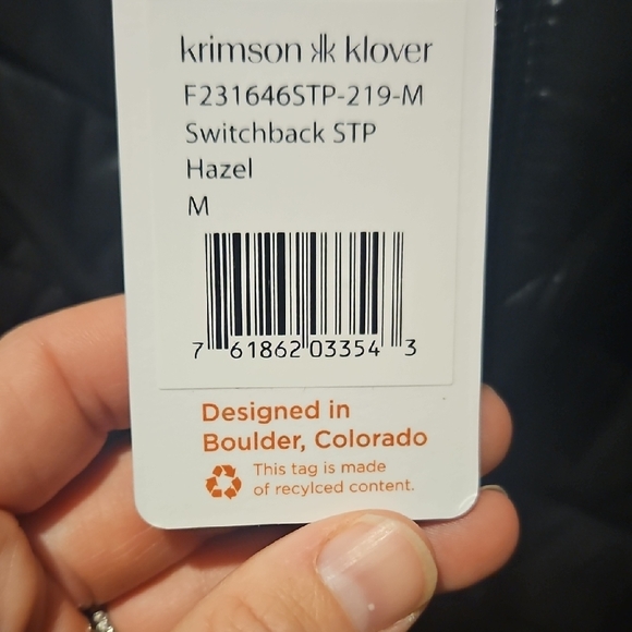 Krimson Klover Black and Brown Patterned Puffer Jacket - Picture 4 of 4